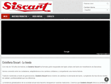 Tablet Screenshot of cistelleriasiscart.com